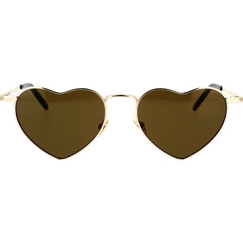 occhiali a cuore yves saint laurent|Occhiali da Sole a Cuore Saint Laurent New Wave SL 301 .